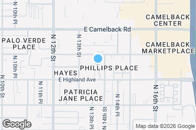 Map image of the property - 4736 N 14th St