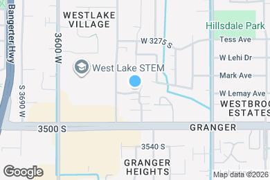 Map image of the property - 3430 W 3440 S