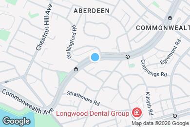 Map image of the property - 1742 Commonwealth Ave