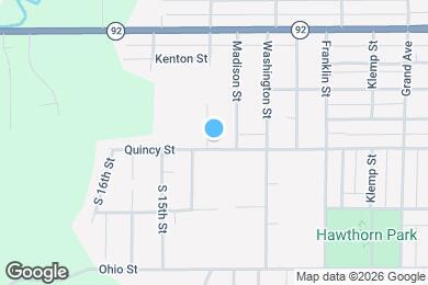 Map image of the property - 1123 S 14th St