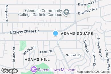 Map image of the property - 1011 E Palmer Ave