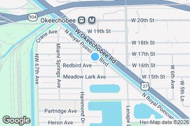 Map image of the property - 1031 Redbird Ave