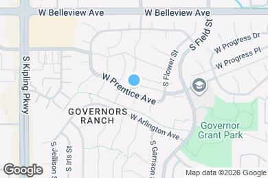 Map image of the property - 9293 W Prentice Ave