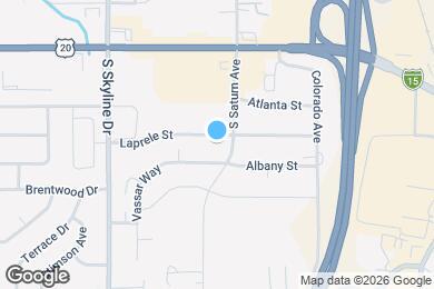 Map image of the property - 394 S Saturn Ave