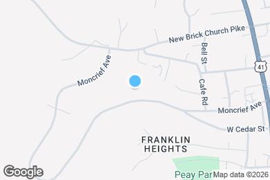 Map image of the property - 337 Moncrief Ave