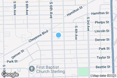 Map image of the property - 516 Denver St