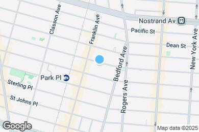 Map image of the property - 582 Saint Marks Ave
