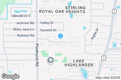 Map image of the property - 1701 Pinehurst Rd