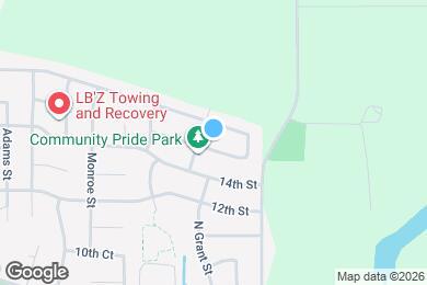 Map image of the property - 1026 E 15th St