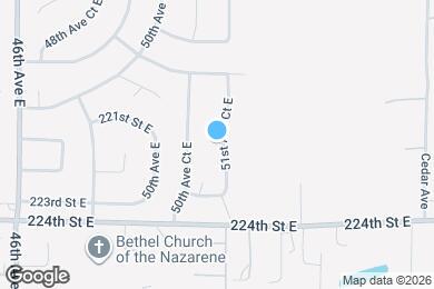 Map image of the property - 22120 51st Ave Ct E