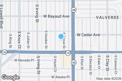 Map image of the property - 241 S Grove St