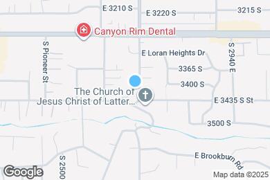 Map image of the property - 3410 S 2700 E