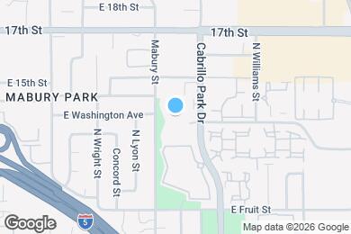 Map image of the property - 1270 Cabrillo Park Dr