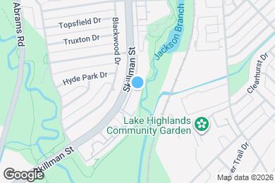 Map image of the property - 6900 Skillman St