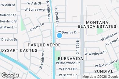 Map image of the property - 12425 W Sweetwater Ave