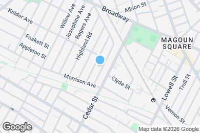 Map image of the property - 34 Boston Ave