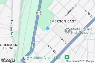 Map image of the property - 2138 E Johnson St