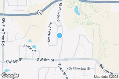 Map image of the property - 701 SW Maidstone Ave