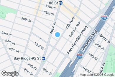 Map image of the property - 9020 5th Ave