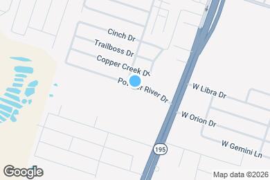 Map image of the property - 1204 Powder River Dr
