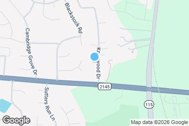 Map image of the property - 16901 Knoxwood Dr