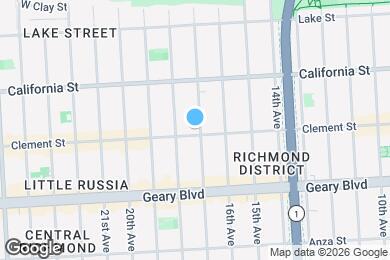 Map image of the property - 1600 Clement St