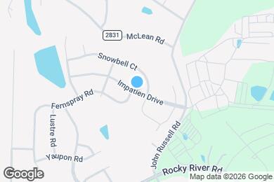 Map image of the property - 2605 Impatien Drive