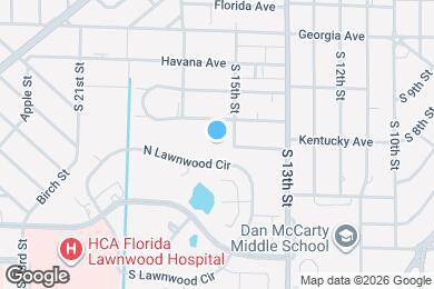 Map image of the property - 1542 N Lawnwood Cir
