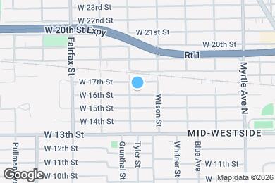 Map image of the property - 1585 W 16th St