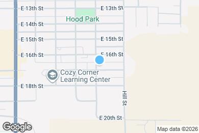 Map image of the property - 605 E 17th St
