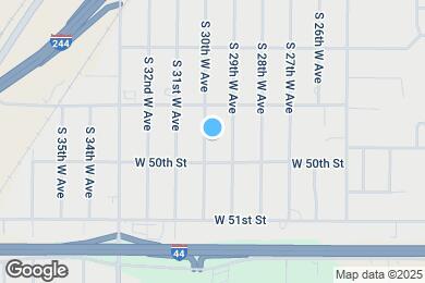 Map image of the property - 4831 S 30th W Ave