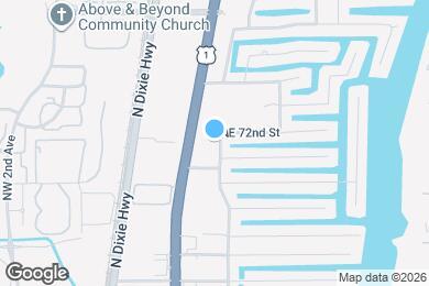 Map image of the property - 7161 NE 7th Ave