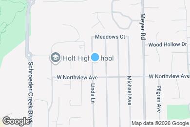 Map image of the property - 608 Linda Ln