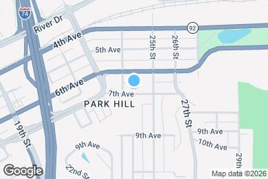 Map image of the property - 2415 7th Ave