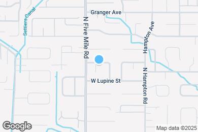 Map image of the property - 10513 W Poppy St