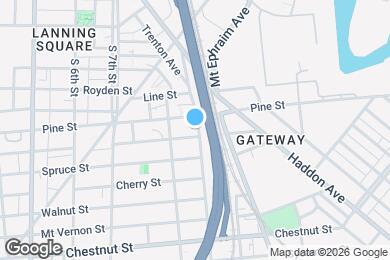 Map image of the property - 813 S 9th St