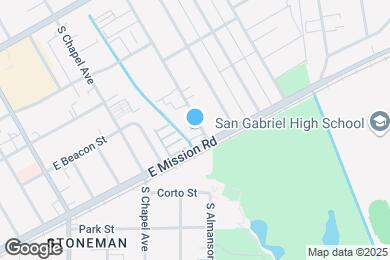 Map image of the property - 509 S Almansor St