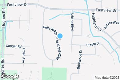 Map image of the property - 136 Belle Ridge Dr