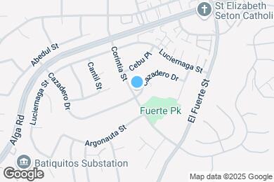 Map image of the property - 2802 Cazadero Dr