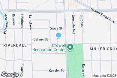 Map image of the property - 16720 Rockdale St
