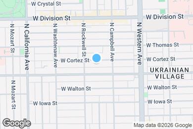Map image of the property - 2533 W Cortez St