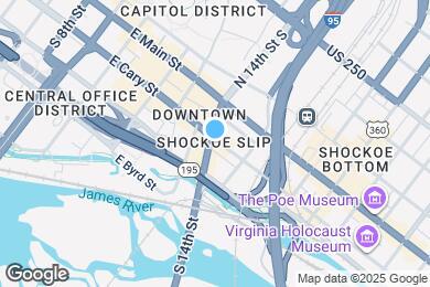 Map image of the property - 1401-1411 E Cary Street