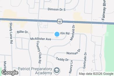 Map image of the property - 4966 McAllister Ave