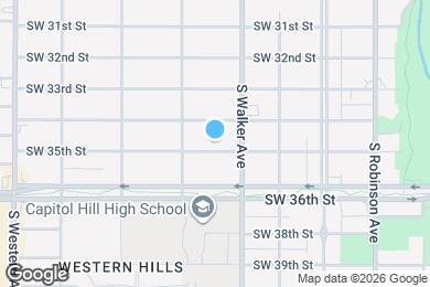 Map image of the property - 521 SW 35th St