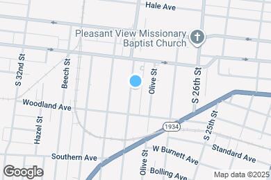 Map image of the property - 1339 S 28th St
