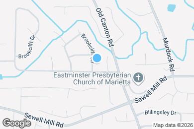 Map image of the property - 1551 Brookcliff Cir