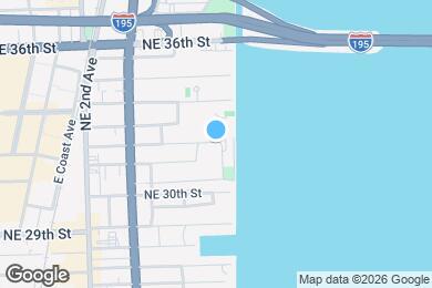Map image of the property - 650 NE 32nd St
