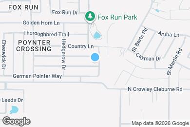 Map image of the property - 3832 Irish Setter Dr