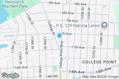 Map image of the property - 9-24 College Point Blvd