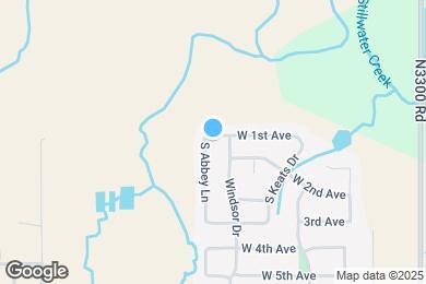 Map image of the property - 107 S Abbey Ln